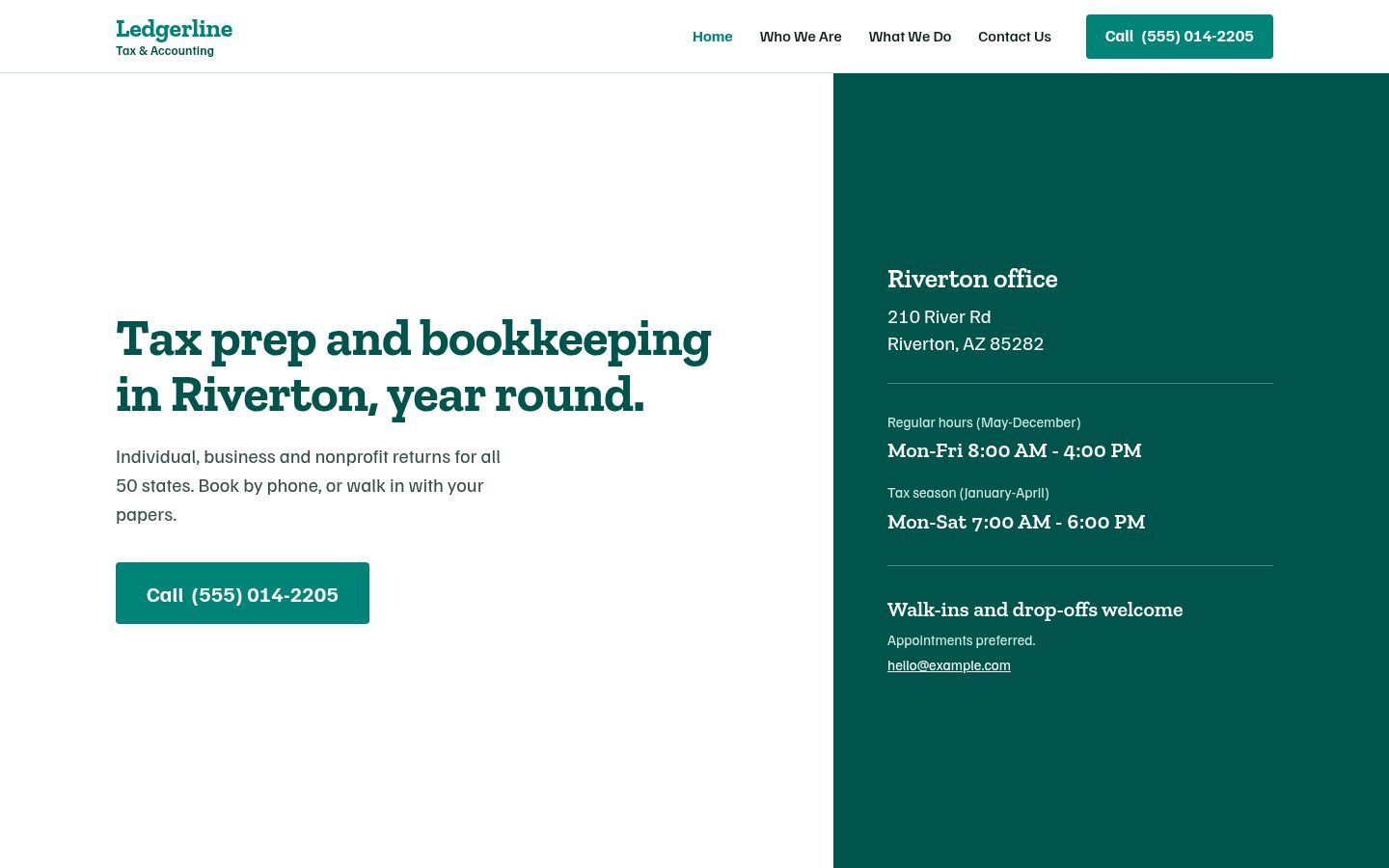 Tax office · Arizona